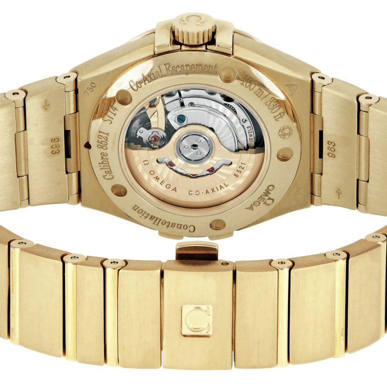 Omega,Constellation 31mm,31mm,Yellow Gold,White,Automatic,Day,50hours,123,123.50.31.20.05.002