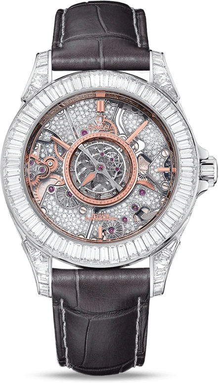 Omega,De Ville 38.70mm,38.70mm,Platinum,Automatic,Tourbillon Escapement,45hours,513,513.98.39.21.56.001