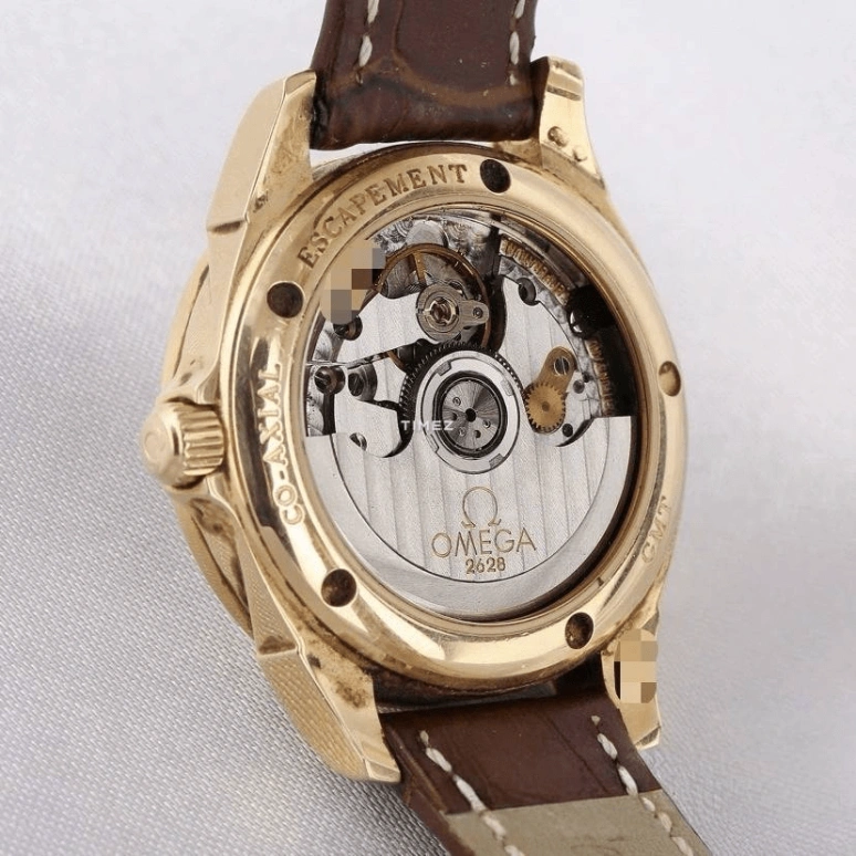 Omega,De Ville 35mm,35mm,Red Gold,White,Automatic,Day,Dule Time,4662,4662.20.32