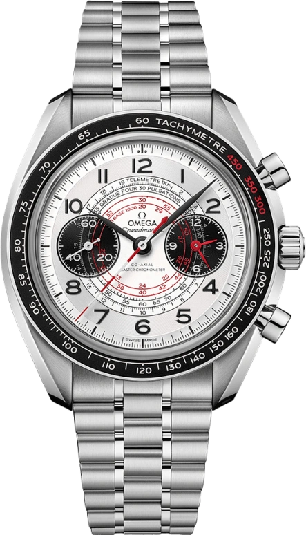 Omega,Speedmaster (Non-Moonwatch) 43mm,43mm,Stainless Steel,Silver,Handwound,Chronograph,Co-Axial Escapement,Column Wheel,329,329.30.43.51.02.002