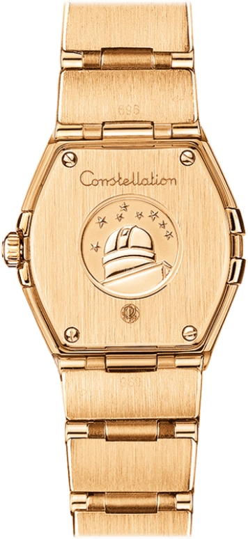 Omega,Constellation 27mm,27mm,Yellow Gold,Champagne,Quartz,30000hours,In-house Caliber,123,123.50.27.60.58.001