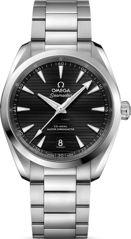 Omega,Aqua Terra 38mm,38mm,Stainless Steel,Black,Automatic,Date,Co-Axial Escapement,220,220.10.38.20.01.001