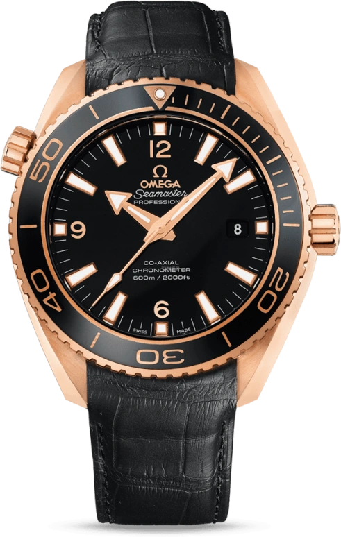 Omega,Seamaster Planet Ocean 45.50mm,45.50mm,Red Gold,Black,Automatic,Date,Co-Axial Escapement,232,232.63.46.21.01.001