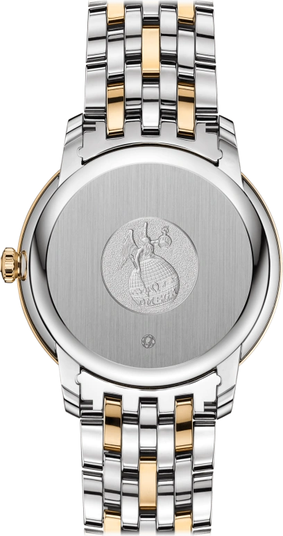 Omega,De Ville 39.50mm,39.50mm,Yellow Gold,Stainless Steel,Silver,Automatic,Date,Co-Axial Escapement,424,424.20.40.20.02.006