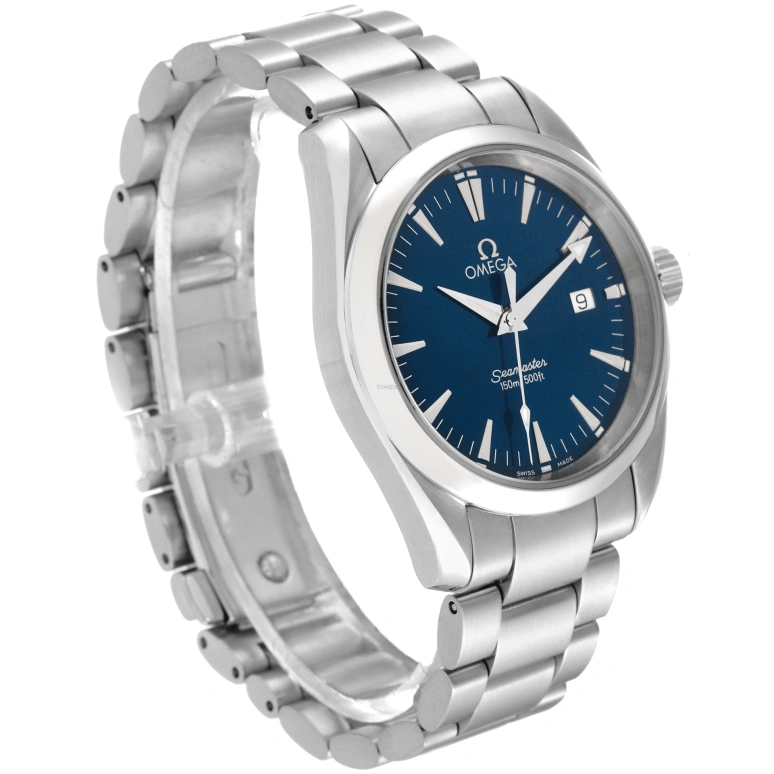 Omega,Seamaster 36.20mm,36.20mm,Stainless Steel,Blue,Quartz,Day,26280hours,2518,2518.80.00