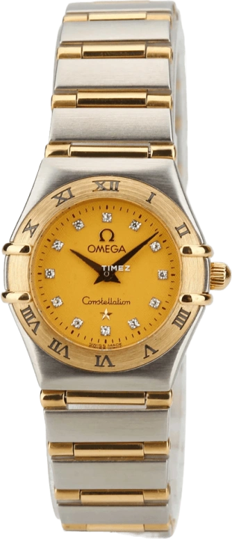 Omega,Constellation 22.50mm,22.50mm,Stainless Steel,Gold,Quartz,30000hours,In-house Caliber,1262,1262.15.00
