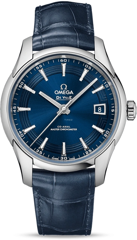 Omega,De Ville 41mm,41mm,Stainless Steel,Blue,Automatic,Date,Co-Axial Escapement,433,433.33.41.21.03.001