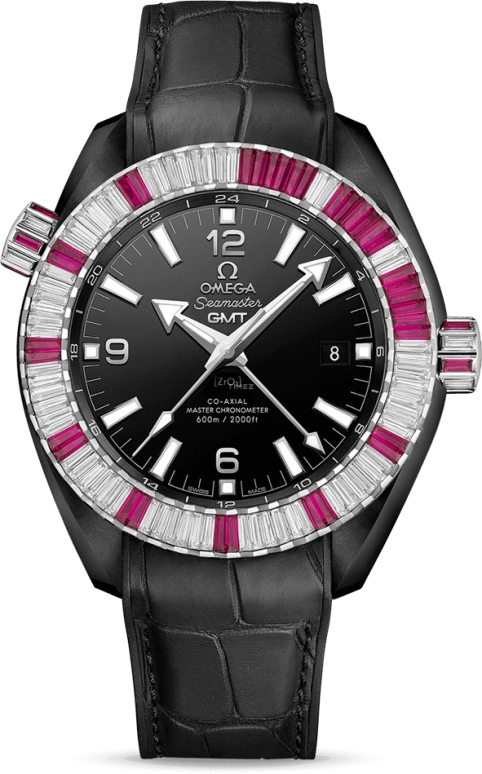 Omega,Seamaster Planet Ocean 45.50mm,45.50mm,Ceramic,Platinum,Black,Automatic,Date,Co-Axial Escapement,215,215.98.46.22.01.002