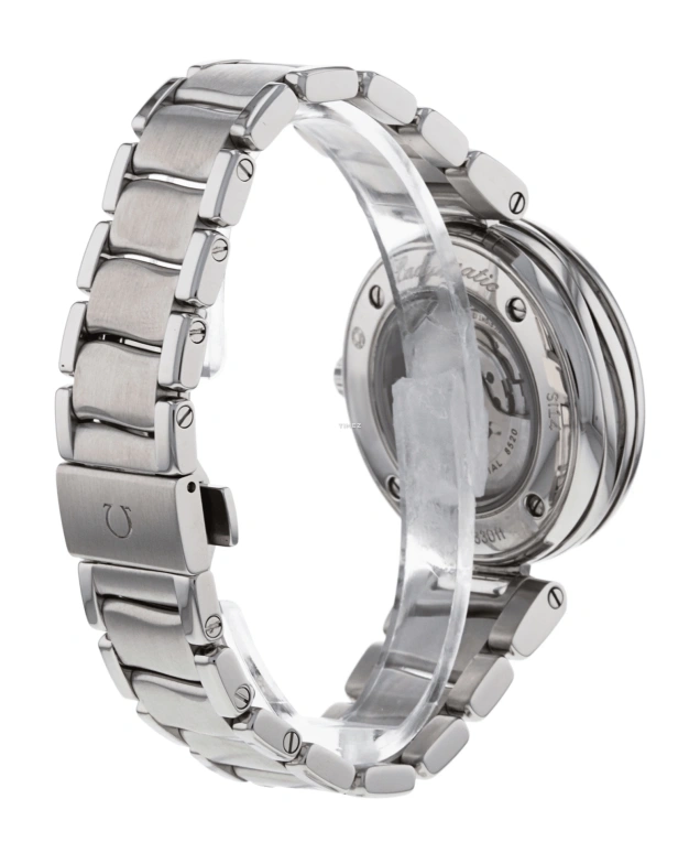Omega,LadyMatic 34mm,34mm,Stainless Steel,White,Automatic,Day,50hours,425,425.30.34.20.55.001