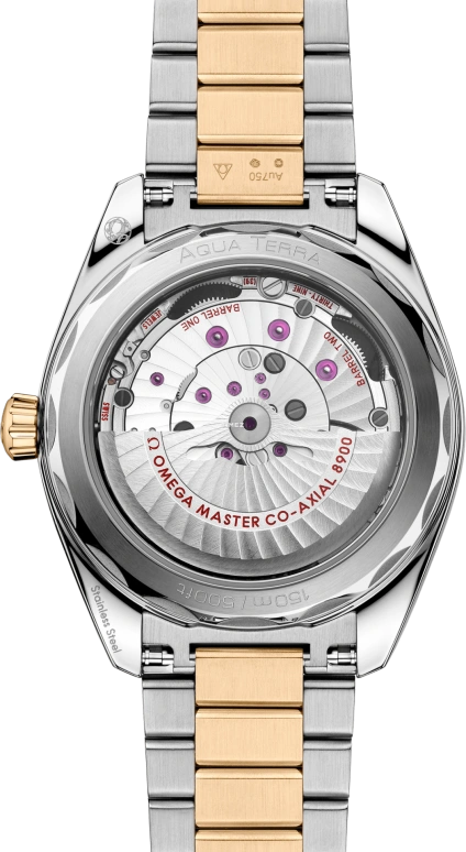 Omega,Aqua Terra 41mm,41mm,Stainless Steel,Black,Automatic,Day,Anti-magnetic,220,220.20.41.21.01.001