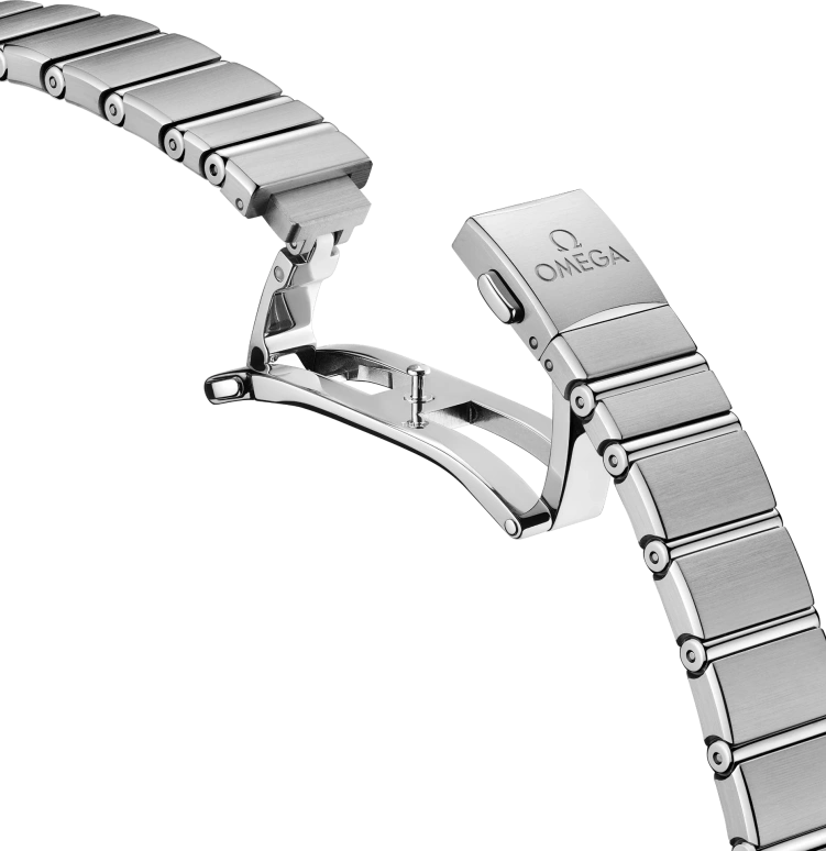 Omega,Constellation 25mm,25mm,Stainless Steel,White,Quartz,In-house Caliber,Sapphire,Crystal Glass,131,131.10.25.60.55.001
