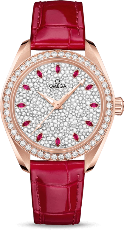 Omega,Aqua Terra 34mm,34mm,Sedna Gold,Automatic,Co-Axial Escapement,55hours,220,220.58.34.20.99.001