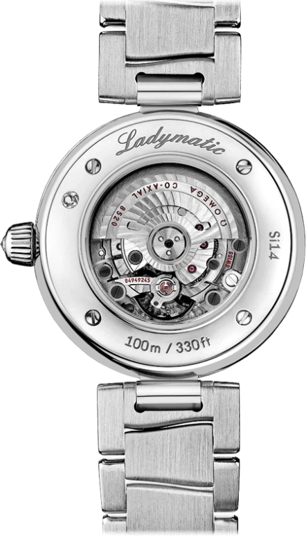 Omega,LadyMatic 34mm,34mm,Stainless Steel,Black,Automatic,Date,Zodiac Indications,Co-Axial Escapement,425,425.35.34.20.51.001