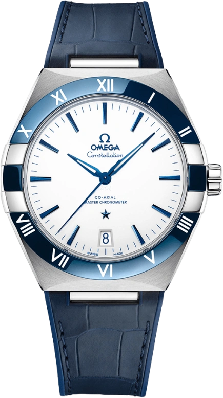 Omega,Constellation 41mm,41mm,Ceramic,Stainless Steel,White,Automatic,Date,Co-Axial Escapement,131,131.33.41.21.04.001