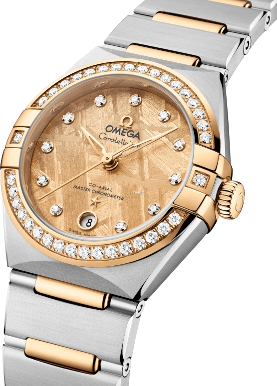 Omega,Constellation 29mm,29mm,Stainless Steel,Yellow Gold,Yellow,Automatic,Day,50hours,131,131.25.29.20.99.002