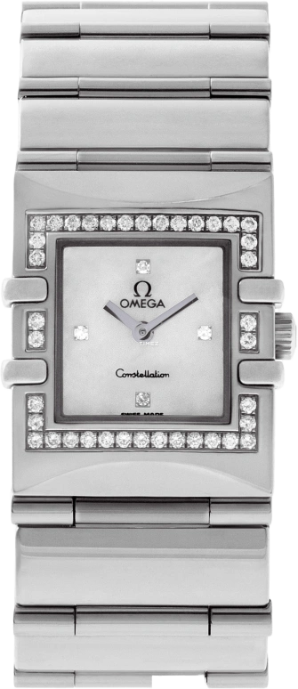 Omega,Constellation 24x19.30mm,24x19.30mm,Stainless Steel,White,Quartz,30000hours,In-house Caliber,1528,1528.76.00