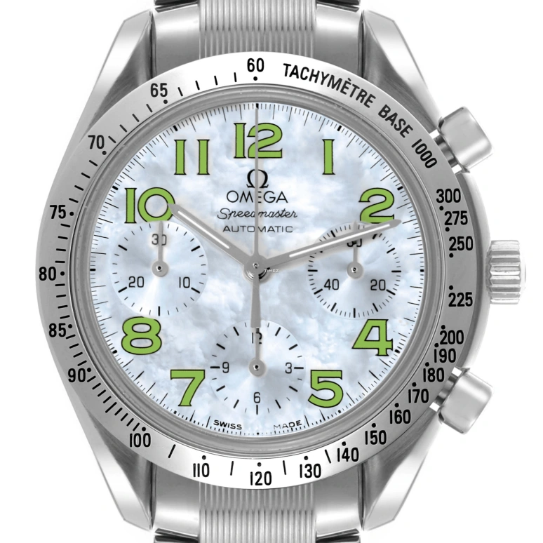 Omega,Speedmaster 39mm,39mm,Stainless Steel,White,Automatic,Chronograph,42hours,3534,3534.72.00