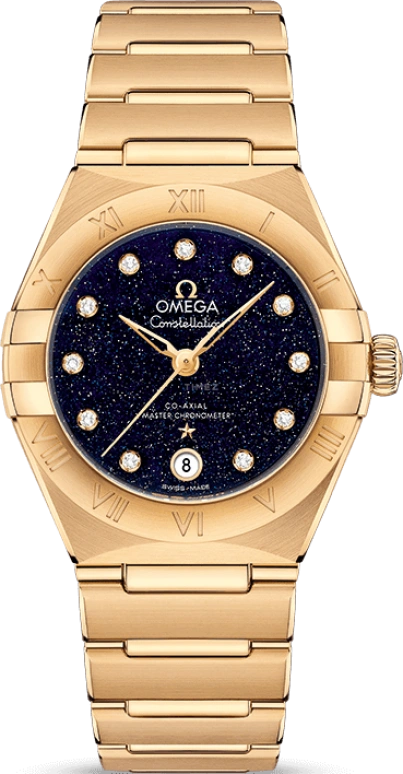 Omega,Constellation 29mm,29mm,Yellow Gold,White,Automatic,Date,Co-Axial Escapement,131,131.50.29.20.53.002