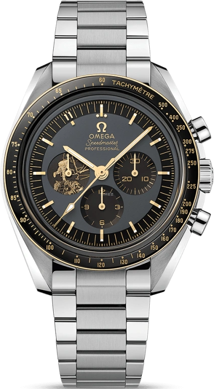 Omega,Speedmaster 42mm,42mm,Stainless Steel,Moonshine Gold,Black,Handwound,Chronograph,50hours,310,310.20.42.50.01.001