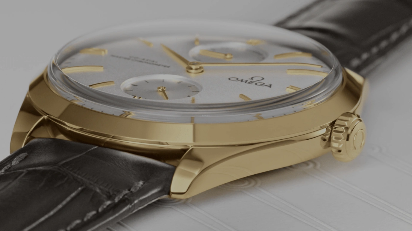 Omega,Trésor 40mm,40mm,Yellow Gold,Silver,Handwound,Power Reserve Indicator,Co-Axial Escapement,435,435.53.40.22.02.001