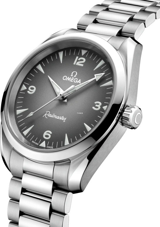 Omega,Railmaster 38mm,38mm,Stainless Steel,Grey,Automatic,Anti-magnetic,55hours,235,235.10.38.20.06.001
