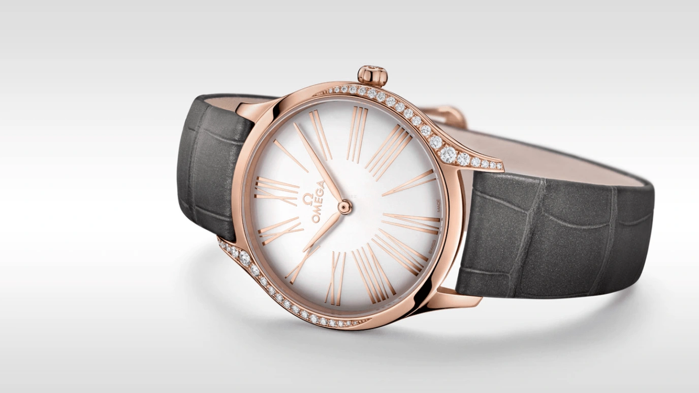 Omega,Trésor 36mm,36mm,Sedna Gold,Brown,Quartz,Day,Zodiac Indications,428,428.58.36.60.02.001