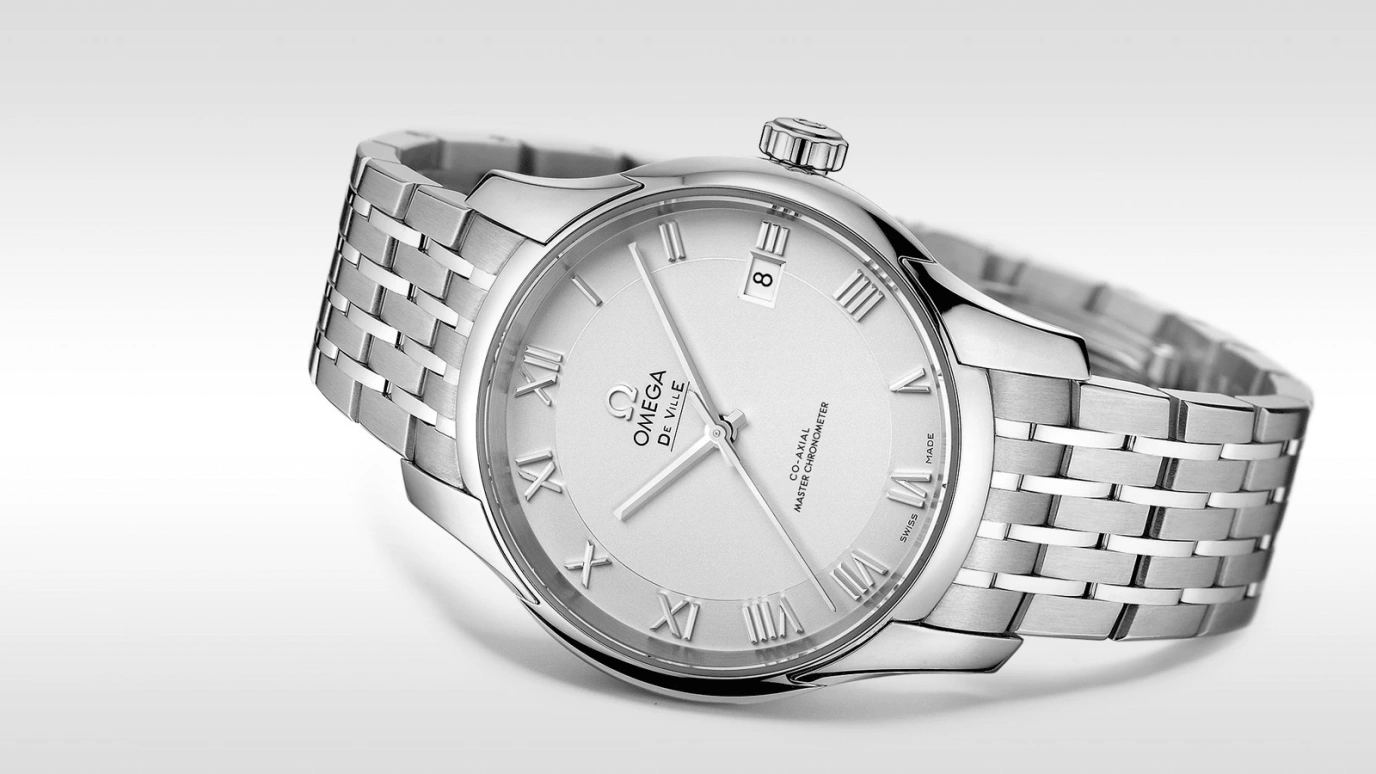 Omega,De Ville 41mm,41mm,Stainless Steel,Silver,Automatic,Date,Co-Axial Escapement,433,433.10.41.21.02.001