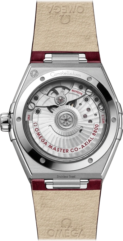 Omega,Constellation 36mm,36mm,Stainless Steel,Red,Automatic,Date,Co-Axial Escapement,131,131.18.36.20.61.001