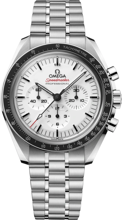 Omega,Speedmaster 42mm,42mm,Stainless Steel,White,Handwound,Chronograph,Anti-magnetic,310,310.30.42.50.04.001
