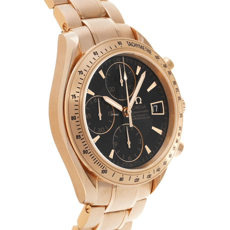 Omega,Speedmaster 40mm,40mm,Red Gold,Black,Automatic,Chronograph,Day,323,323.50.40.40.01.001