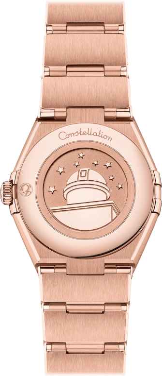 Omega,Constellation 28mm,28mm,Sedna Gold,White,Quartz,In-house Caliber,Sapphire,Crystal Glass,131,131.50.28.60.55.001