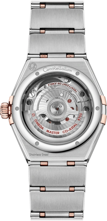 Omega,Constellation 29mm,29mm,Sedna Gold,Stainless Steel,Brown,Automatic,Date,Co-Axial Escapement,131,131.20.29.20.63.001