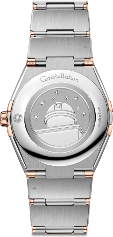 Omega,Constellation 36mm,36mm,Sedna Gold,Stainless Steel,Silver,Quartz,Day,30000hours,131,131.20.36.60.02.001
