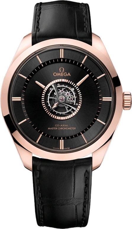 Omega,Trésor 43mm,43mm,Sedna Gold,Black,Automatic,Power Reserve Indicator,Tourbillon Escapement,Co-Axial Escapement,529,529.53.43.22.01.001