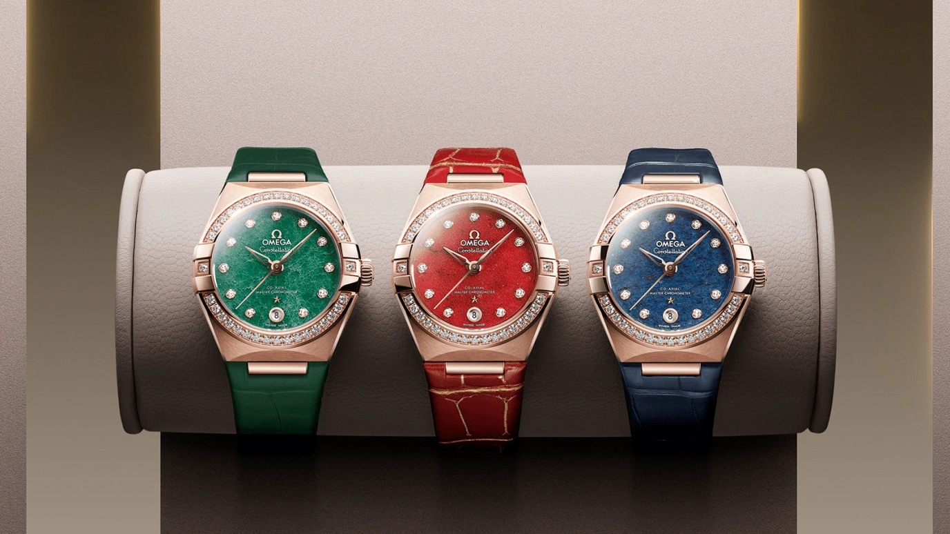 Omega,Constellation 29mm,29mm,Sedna Gold,Blue,Automatic,Date,Co-Axial Escapement,131,131.58.29.20.99.006
