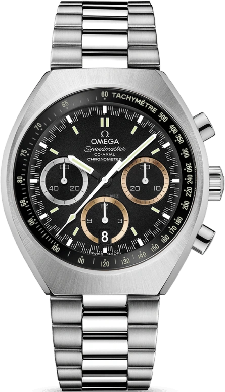 Omega,Speedmaster (Non-Moonwatch) 42.40mm,42.40mm,Stainless Steel,Black,Automatic,Chronograph,Day,522,522.10.43.50.01.001