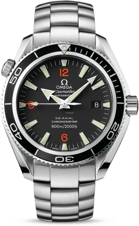 Omega,Seamaster Planet Ocean 42mm,42mm,Stainless Steel,Black,Automatic,Date,Co-Axial Escapement,2201,2201.51.00
