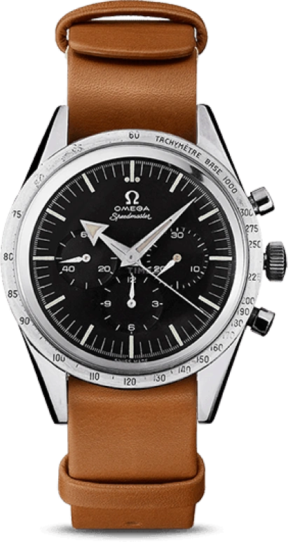 Omega,Speedmaster 38.60mm,38.60mm,Stainless Steel,Black,Handwound,Chronograph,Column Wheel,CK2915,CK2915-1