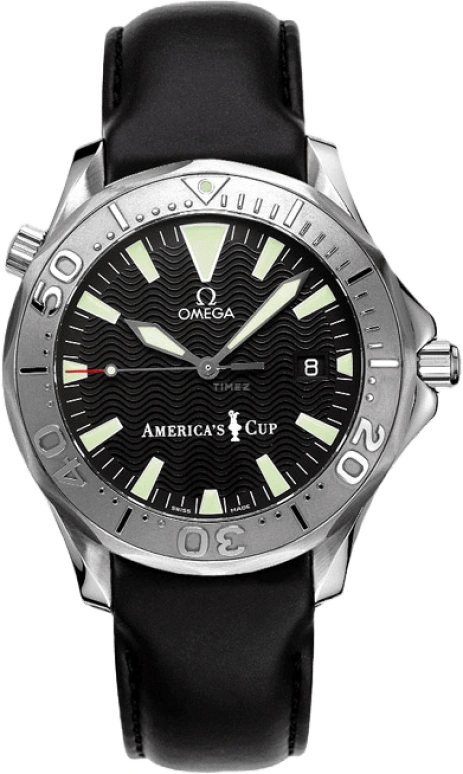 Omega,Seamaster Diver 300M 41mm,41mm,White Gold,Stainless Steel,Black,Automatic,Date,44hours,2833,2833.50.91