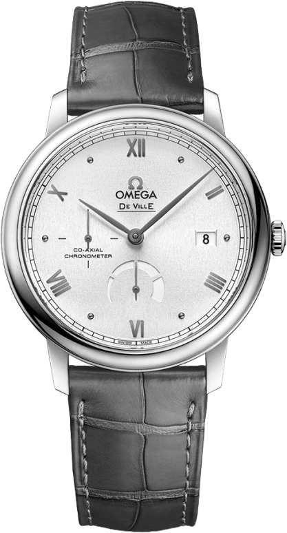 Omega,De Ville 39.50mm,39.50mm,Stainless Steel,Silver,Automatic,Date,Power Reserve Indicator,Co-Axial Escapement,424,424.13.40.21.02.005