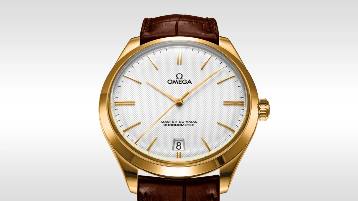 Omega,Trésor 40mm,40mm,Yellow Gold,Silver,Handwound,Date,Co-Axial Escapement,432,432.53.40.21.02.001