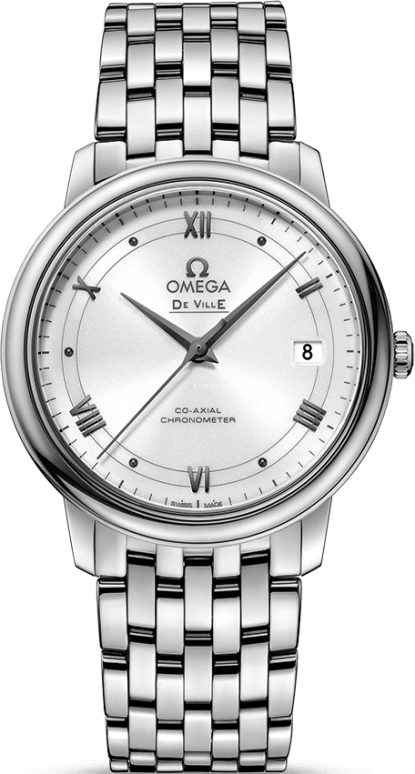 Omega,De Ville 36.80mm,36.80mm,Stainless Steel,Silver,Automatic,Date,Co-Axial Escapement,424,424.10.37.20.04.001