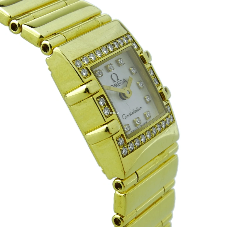 Omega,Constellation 20x15mm,20x15mm,Yellow Gold,White,Quartz,30000hours,In-house Caliber,1136,1136.76.00
