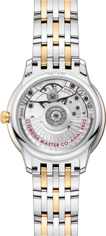 Omega,De Ville 34mm,34mm,Stainless Steel,Yellow Gold,Gold,Automatic,Day,Anti-magnetic,434,434.25.34.20.58.001