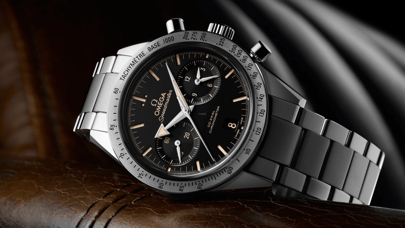 Omega,Speedmaster (Non-Moonwatch) 41.50mm,41.50mm,Stainless Steel,Black,Automatic,Chronograph,Date,Co-Axial Escapement,Column Wheel,60hours,In-house Caliber,331,331.10.42.51.01.002
