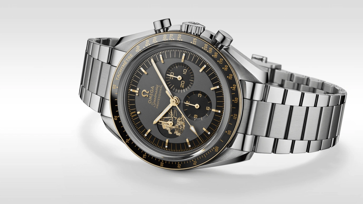 Omega,Speedmaster 42mm,42mm,Stainless Steel,Moonshine Gold,Black,Handwound,Chronograph,50hours,310,310.20.42.50.01.001