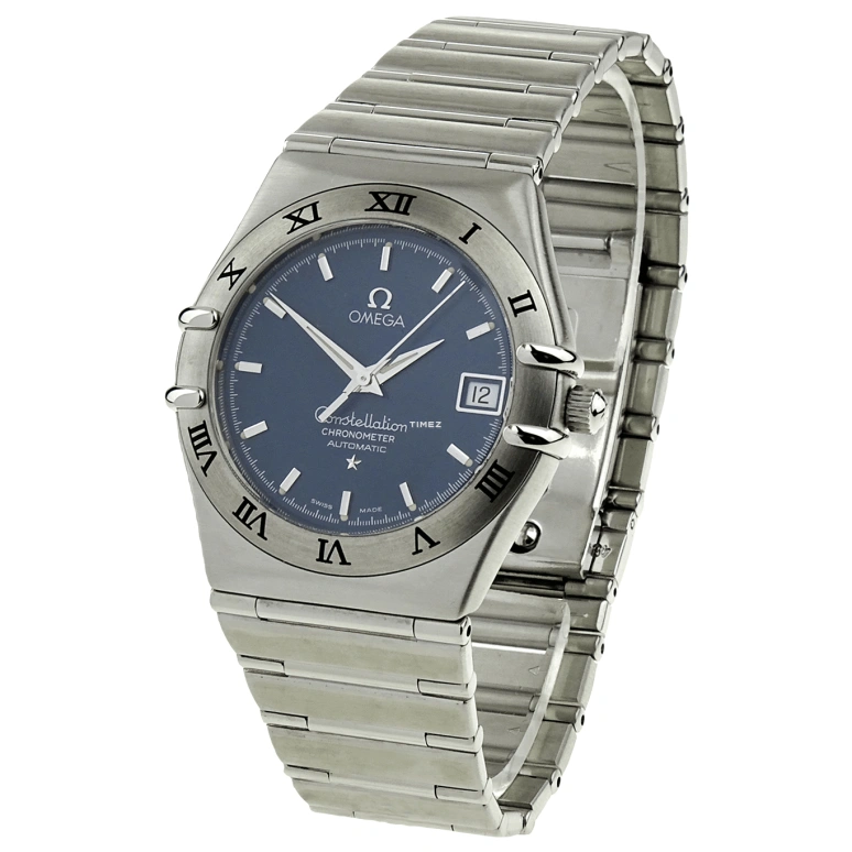 Omega,Constellation 35.50mm,35.50mm,Stainless Steel,Blue,Automatic,Day,44hours,1502,1502.40.00