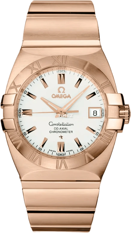 Omega,Constellation 35mm,35mm,Red Gold,White,Automatic,Day,48hours,1101,1101.30.00