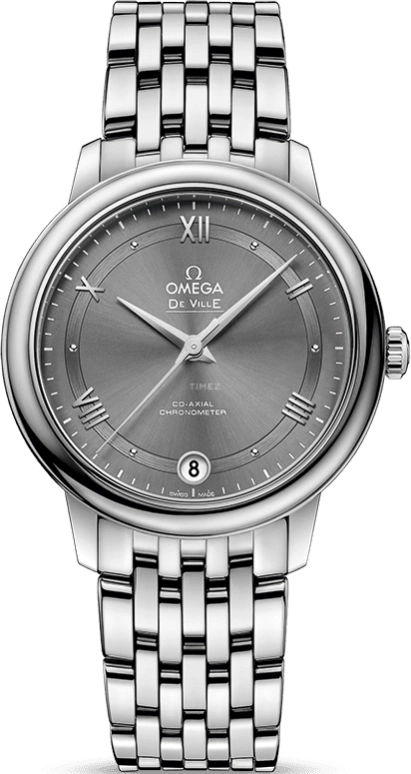 Omega,De Ville 32.70mm,32.70mm,Stainless Steel,Grey,Automatic,Date,Co-Axial Escapement,424,424.10.33.20.06.001