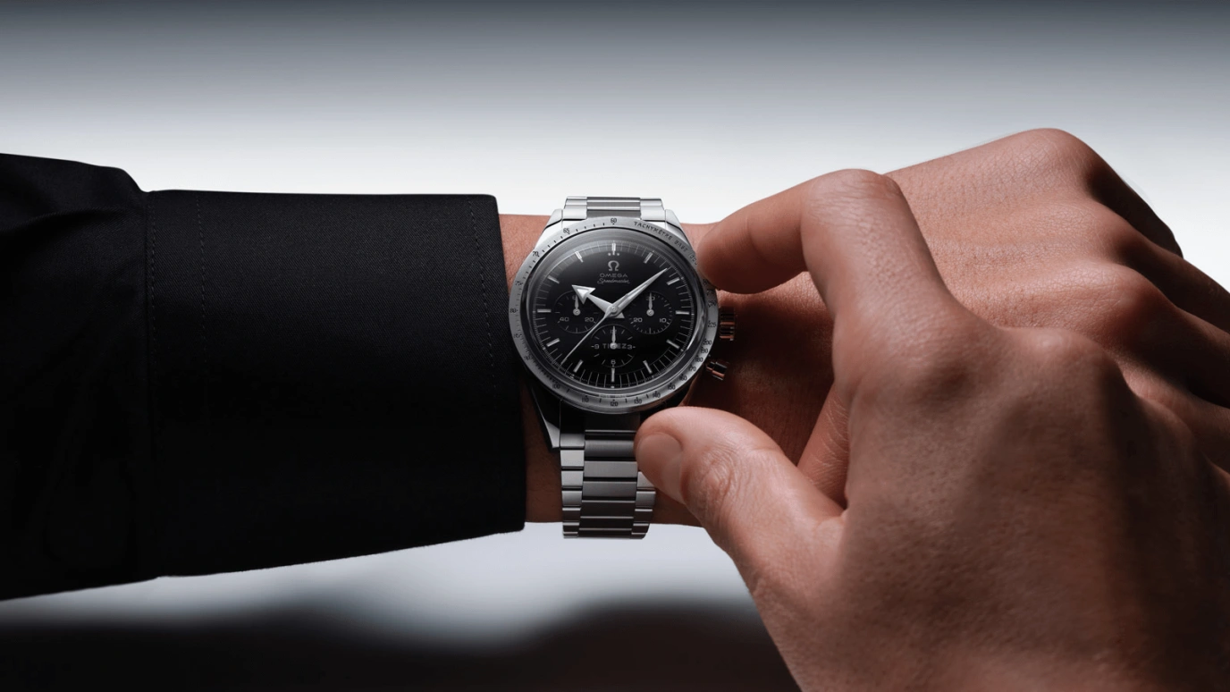 Omega,Speedmaster 38.60mm,38.60mm,Canopus Gold,Black,Handwound,Chronograph,55hours,311,311.50.39.30.01.001